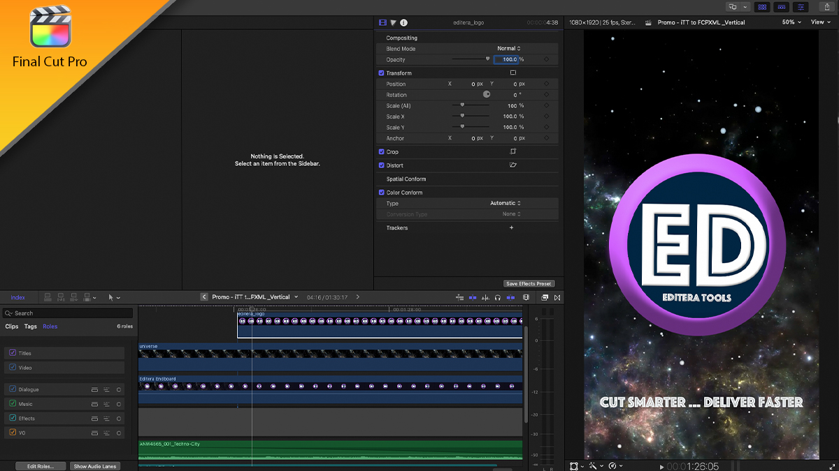 FCPX Workspace Generator preview 1
