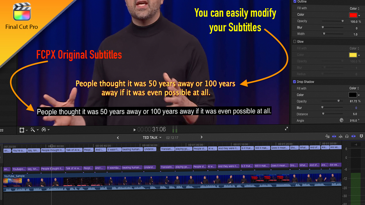 iTT to FCPXML preview 1