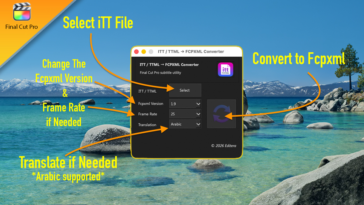 iTT to FCPXML preview 3