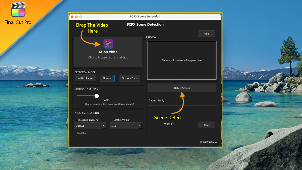 Scene detector preview 2